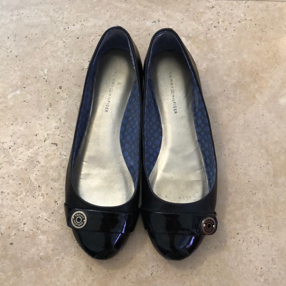 Tommy Hilfiger Black ballerina flats